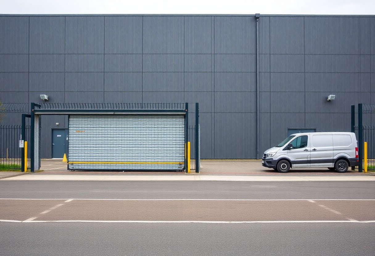 Data centre physical security gate and perimeter fence